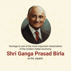 Ganga Prasad Birla Ji Jayanti