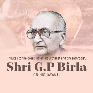 Ganga Prasad Birla Ji Jayanti