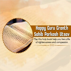 Parkash Utsav Sri Guru Granth Sahib Ji
