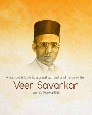 Vinayak Damodar Savarkar Punyatithi