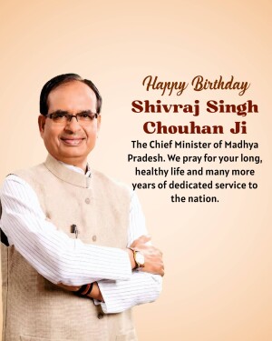 Shivraj Singh Chouhan Birthday