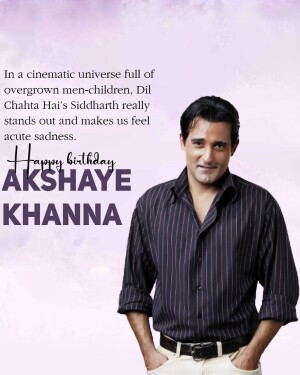 Akshaye Khanna Birthday