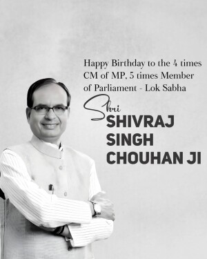 Shivraj Singh Chouhan Birthday