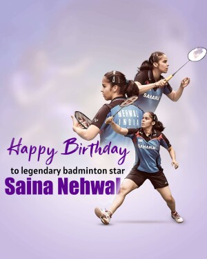 Saina Nehwal Birthday
