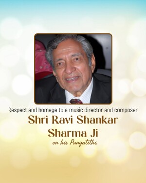 Ravi Shankar Sharma Punyatithi