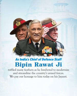 Bipin Rawat Jayanti