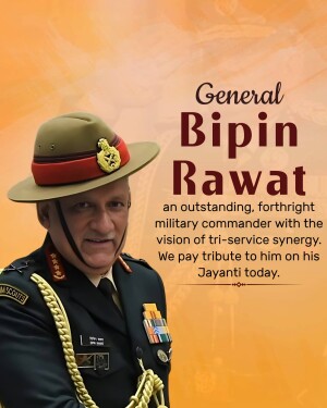 Bipin Rawat Jayanti