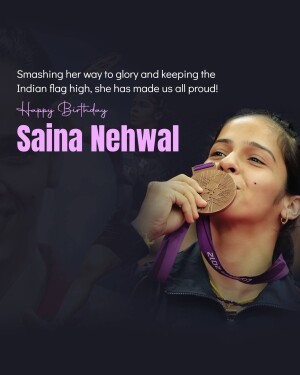 Saina Nehwal Birthday