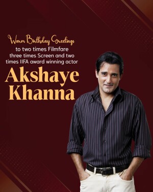 Akshaye Khanna Birthday