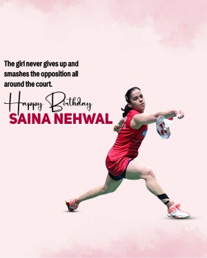 Saina Nehwal Birthday