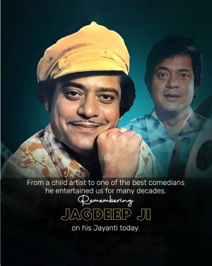 Actor Jagdeep Jayanti