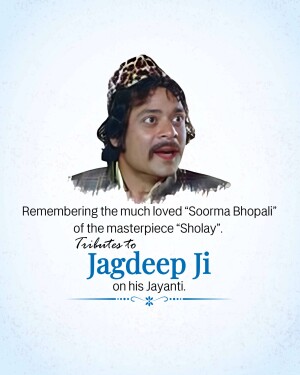 Actor Jagdeep Jayanti