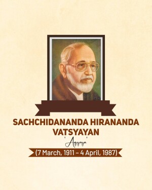 Sachchidanand Hiranand Vatsayan Punyatithi