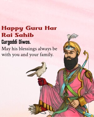 Guru Har Rai Gurgaddi Diwas