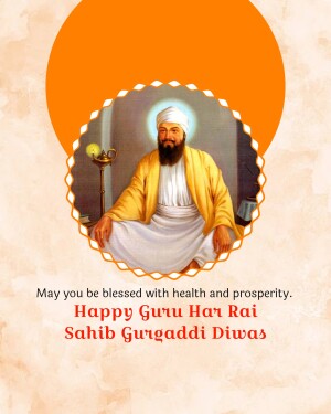 Guru Har Rai Gurgaddi Diwas