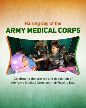 Raising day of the Army Medical Corps