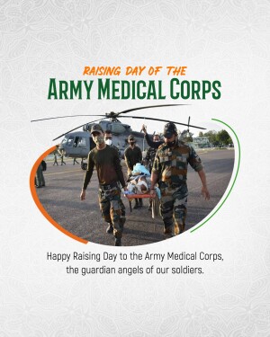 Raising day of the Army Medical Corps