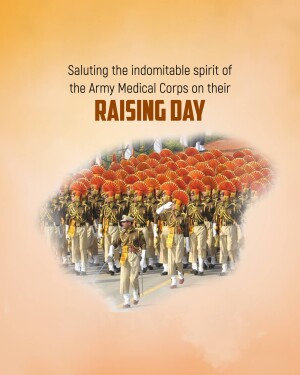 Raising day of the Army Medical Corps