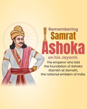Samrat Ashoka Jayanti