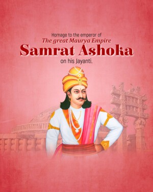 Samrat Ashoka Jayanti