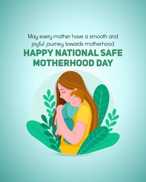National Safe Motherhood Day