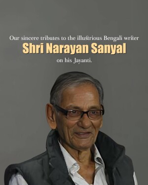 Narayan Sanyal Jayanti