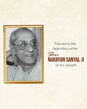 Narayan Sanyal Jayanti