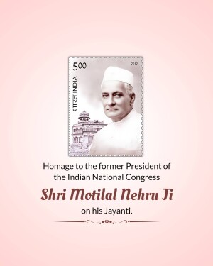 Motilal Nehru Jayanti