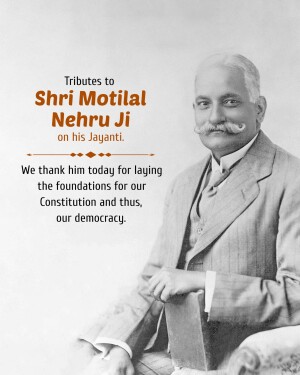 Motilal Nehru Jayanti