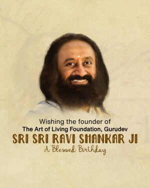 Sri Sri Ravi Shankar Birthday