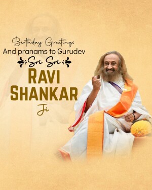 Sri Sri Ravi Shankar Birthday