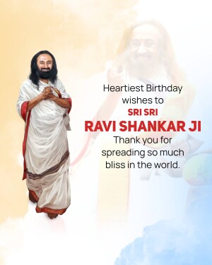 Sri Sri Ravi Shankar Birthday