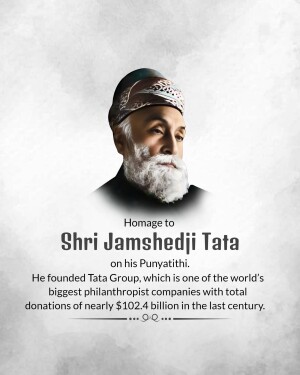 Jamsetji Tata Punyatithi