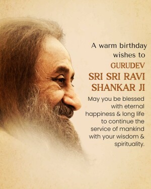 Sri Sri Ravi Shankar Birthday