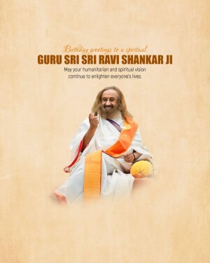 Sri Sri Ravi Shankar Birthday
