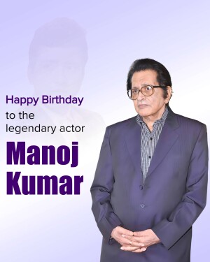 Manoj Kumar Birthday
