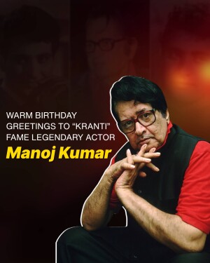 Manoj Kumar Birthday