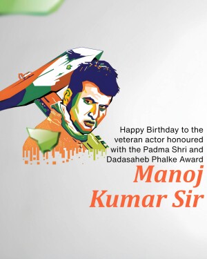Manoj Kumar Birthday