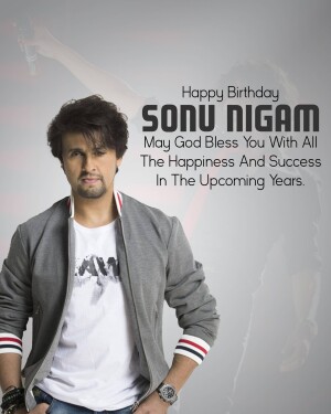 Sonu Nigam Birthday