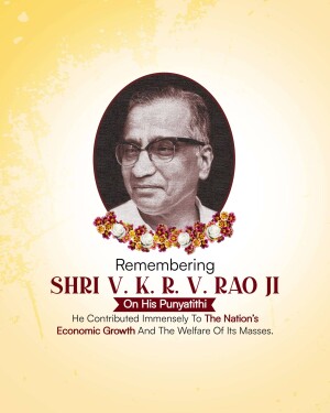 V. K. R. V. Rao Punyatithi