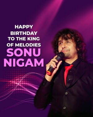 Sonu Nigam Birthday