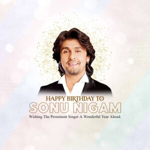 Sonu Nigam Birthday