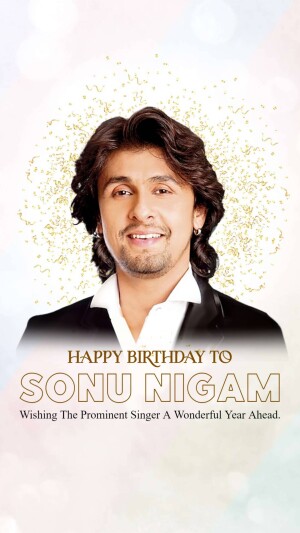 Sonu Nigam Birthday