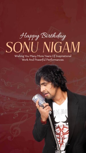 Sonu Nigam Birthday