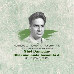 Damodar Dharmananda Kosambi Jayanti