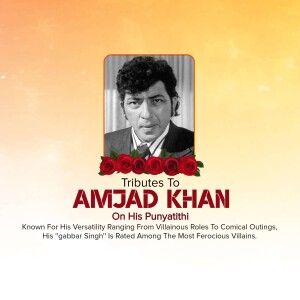Amjad Khan Punyatithi