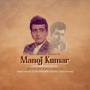 Manoj Kumar Birthday
