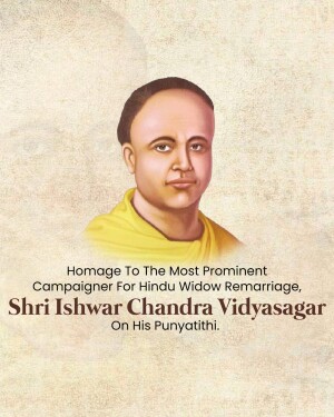 Ishwar Chandra Vidyasagar Punyatithi