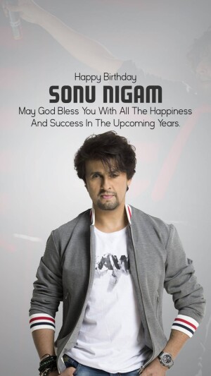 Sonu Nigam Birthday