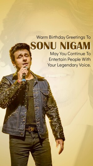 Sonu Nigam Birthday